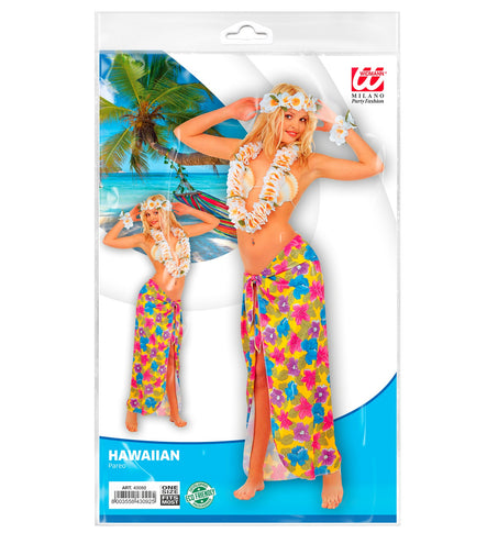 Widmann SRL Hawaiiaanse Pareo rok geel