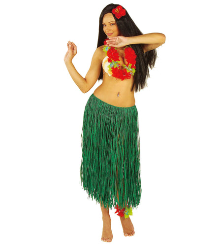 Widmann SRL Hawaiirokje groen lang