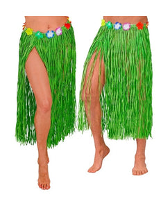 Widmann SRL Hawaiirokje groen met bloemenriem 80cm Eva