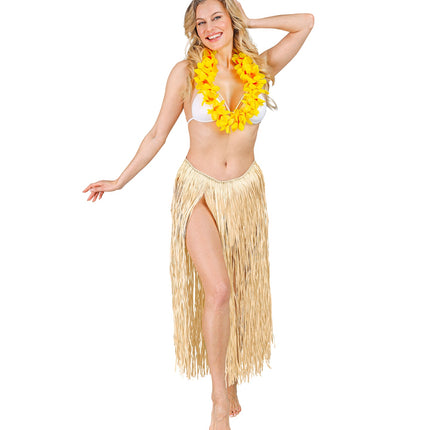 Widmann SRL Hawaiirokje naturel lang volwassenen