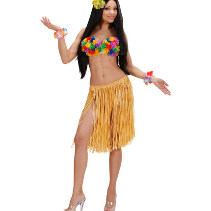 Widmann SRL Hawaiirokje stro naturel 55cm