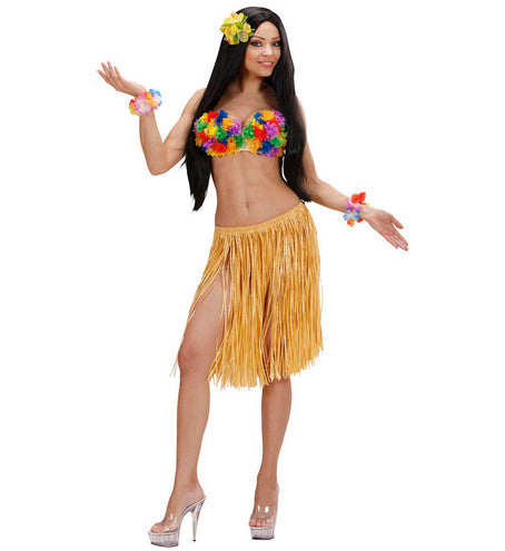 Widmann SRL Hawaiirokje stro naturel 55cm