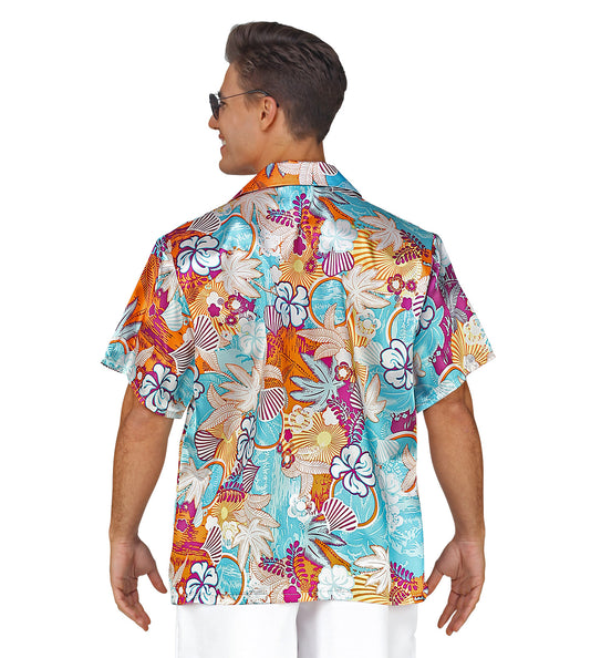 Widmann SRL Hawaiishirt flowers multi