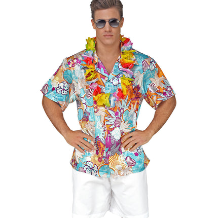 Widmann SRL Hawaiishirt flowers multi