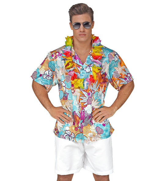 Widmann SRL Hawaiishirt flowers multi