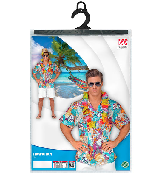 Widmann SRL Hawaiishirt flowers multi