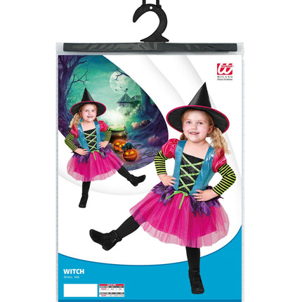 Widmann SRL Heksen ballerina jurkje kinderen