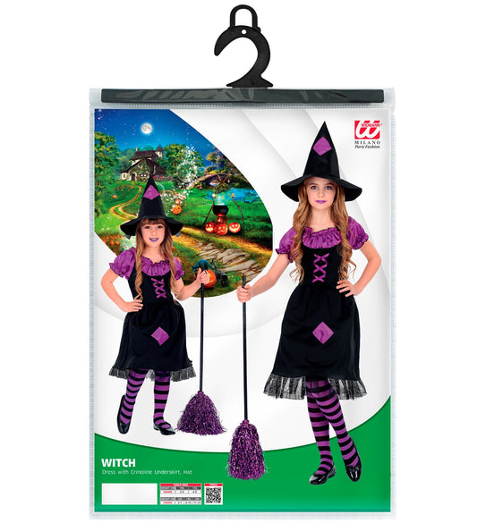 Widmann SRL Heksen jurk Fleur meisje