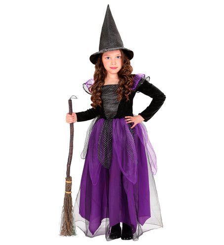 Widmann SRL Heksen kostuum Klaartje paars