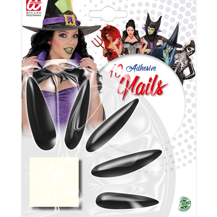 Widmann SRL Heksen nepnagels zwart