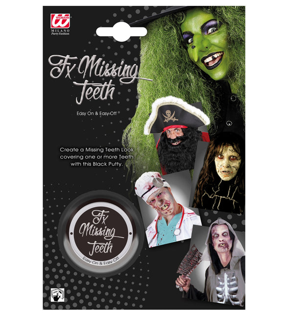 Widmann SRL Heksen schmink missende tanden
