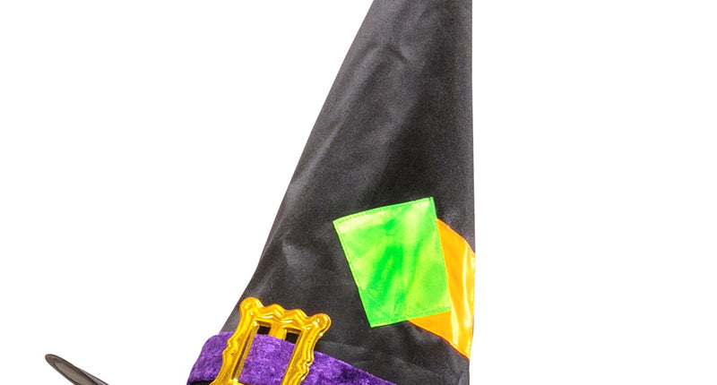 Widmann SRL Heksenhoed kind met lapjes