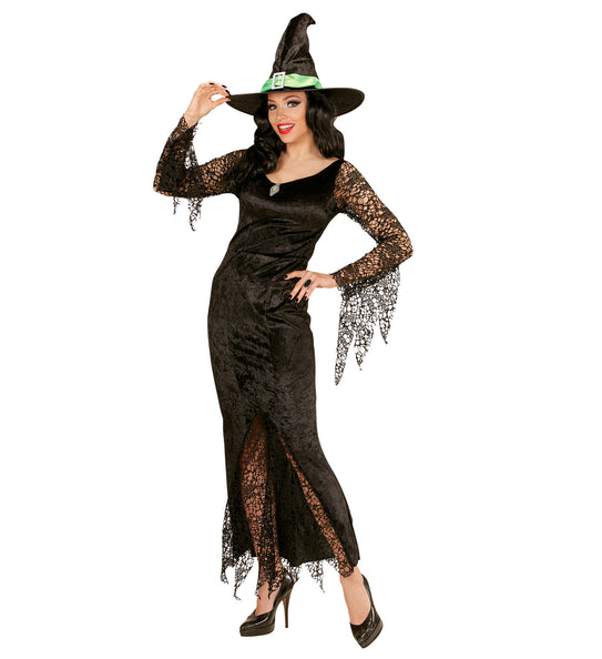 Widmann SRL Heksenjurk met steentje en hoed