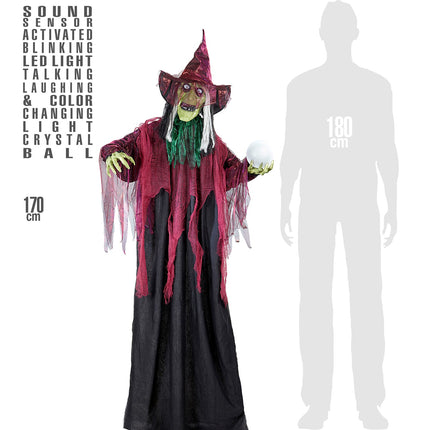 Widmann SRL Heksenpop decoratie Halloween 170cm