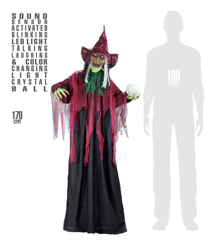 Widmann SRL Heksenpop decoratie Halloween 170cm