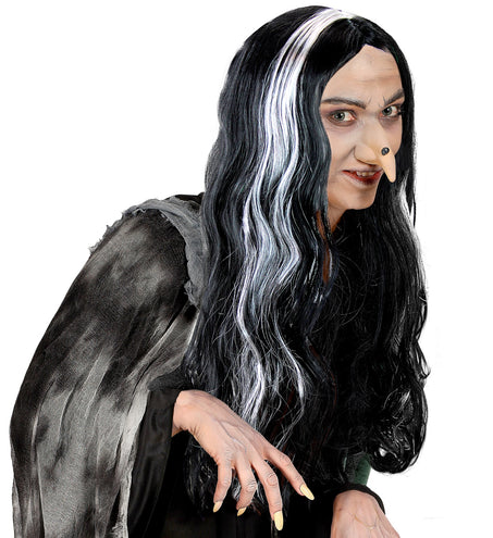 Widmann SRL Heksenpruik Mortisia grijs