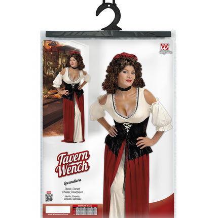 Widmann SRL Herbergierster kostuum Christa