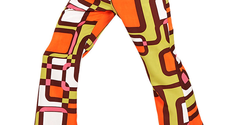 Widmann SRL Heren disco broek jaren 70 vlakken