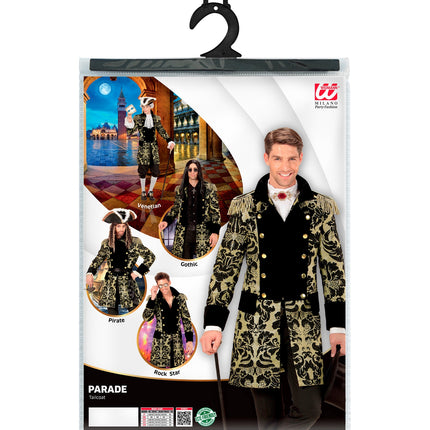 Widmann SRL Heren show Frack jas in zwart en goud