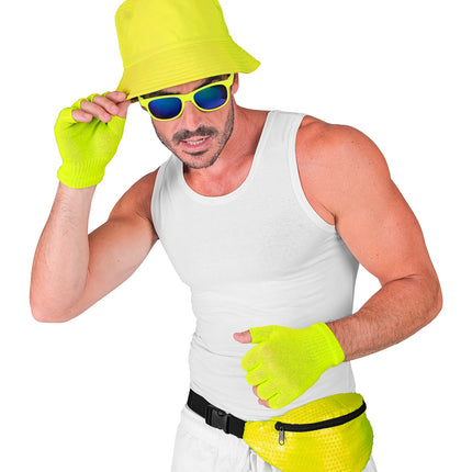 Widmann SRL Heuptasje pailletten neon geel