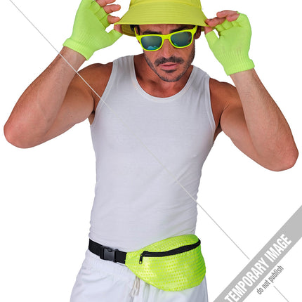 Widmann SRL Heuptasje pailletten neon geel