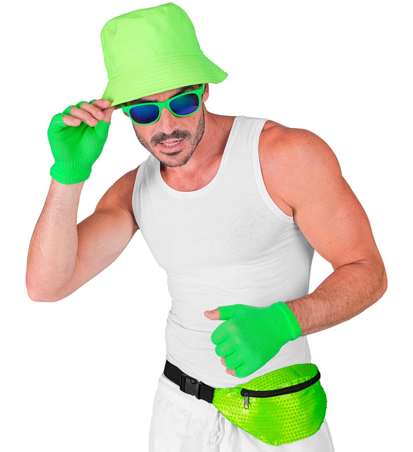 Widmann SRL Heuptasje pailletten neon groen