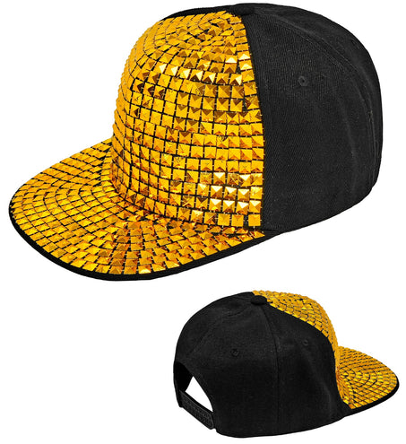 Widmann SRL Hip hop cap goud/zwart