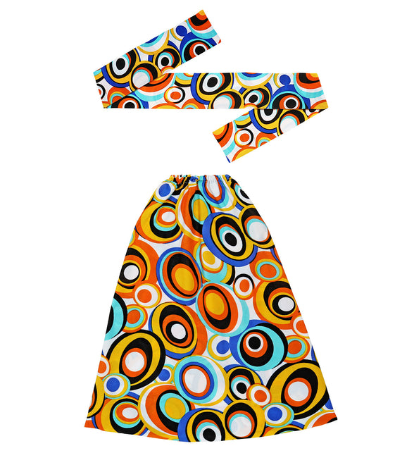 Haarband / Hoofdband in Afrikaanse print - Unisex Volwassenen - Bruine Haarband / Hoofdband in Afrikaanse print - Unisex Volwassenen - Bruine