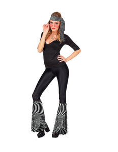 Widmann SRL Hippie accessoireset zilver met hoofdband en beenwarmers