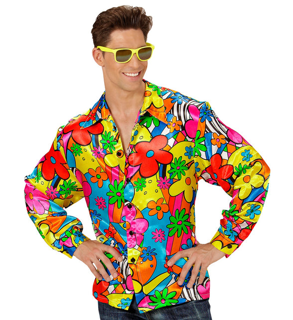 Widmann SRL Hippie blouse bloemen heren