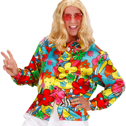 Widmann SRL Hippie blouse bloemen heren