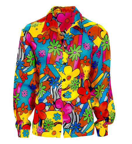 Widmann SRL Hippie blouse bloemen heren