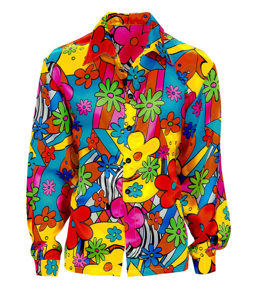 Widmann SRL Hippie blouse bloemen heren