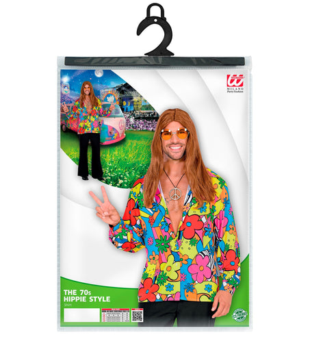 Widmann SRL Hippie blouse bloemen heren