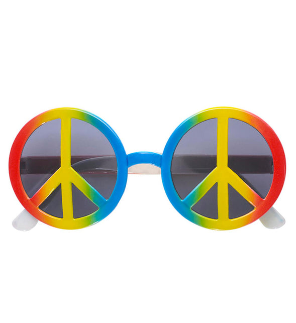 Widmann SRL Hippie bril peace regenboog