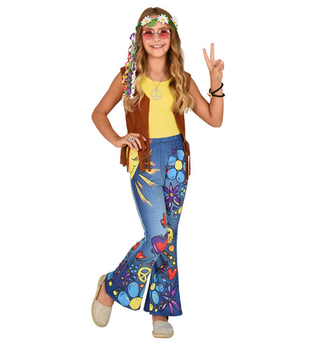 Widmann SRL Hippie broek kinderen 70's