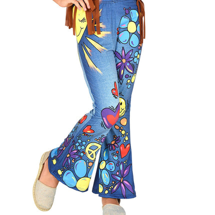 Widmann SRL Hippie broek kinderen 70's