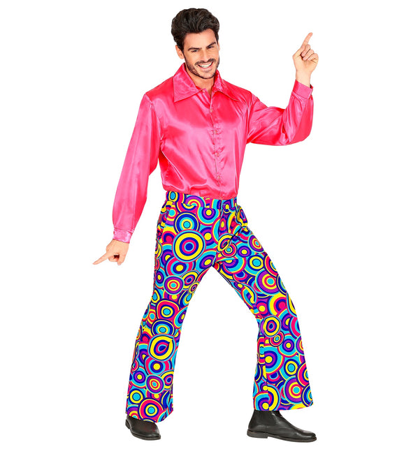 Widmann SRL Hippie herenbroek met kringen