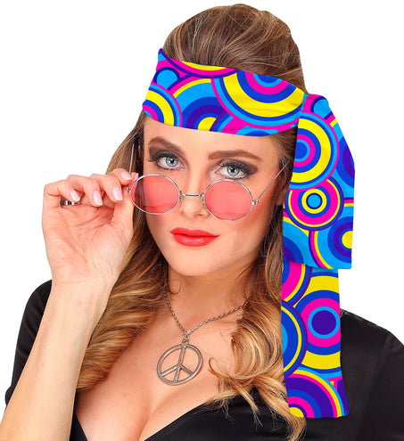 Widmann SRL Hippie hoofdband blauw tinten