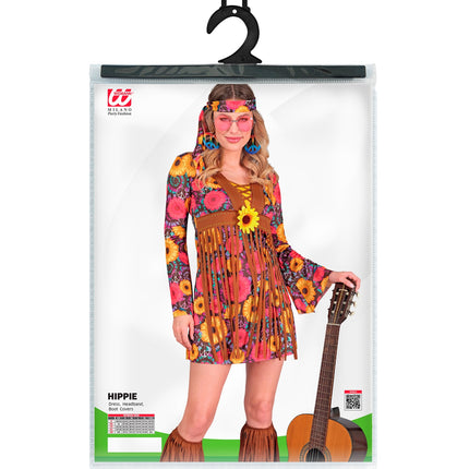 Widmann SRL Hippie jurkje flower power dames