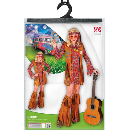 Widmann SRL Hippie jurkje met rafels