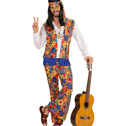 Widmann SRL Hippie kostuum Flowers