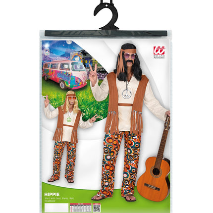 Widmann SRL Hippie pak Jelle volwassenen