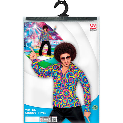 Widmann SRL Hippie shirt 70-jaren Groovy