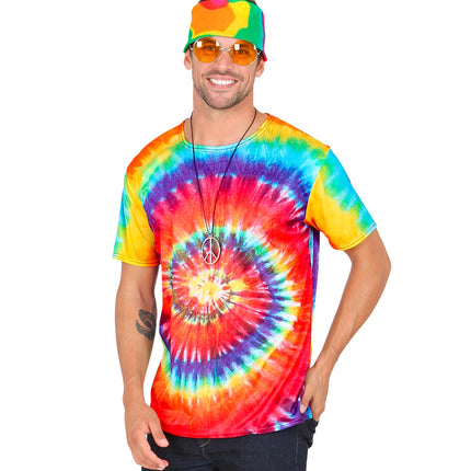 Widmann SRL Hippie shirt Tie-Dye