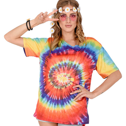 Widmann SRL Hippie shirt Tie-Dye