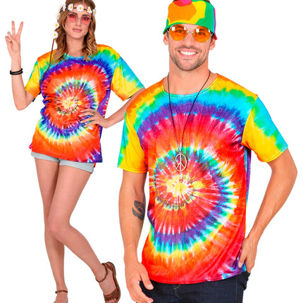 Widmann SRL Hippie shirt Tie-Dye