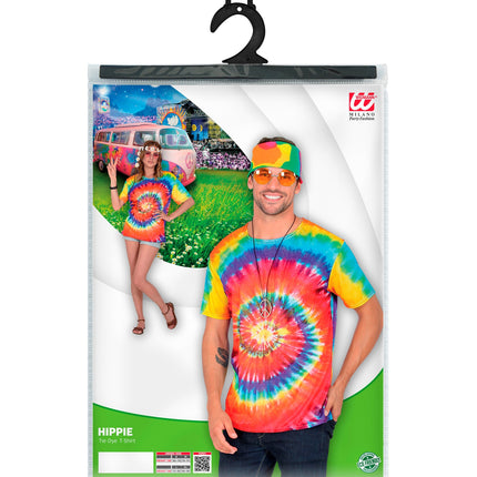 Widmann SRL Hippie shirt Tie-Dye