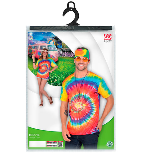 Widmann SRL Hippie shirt Tie-Dye