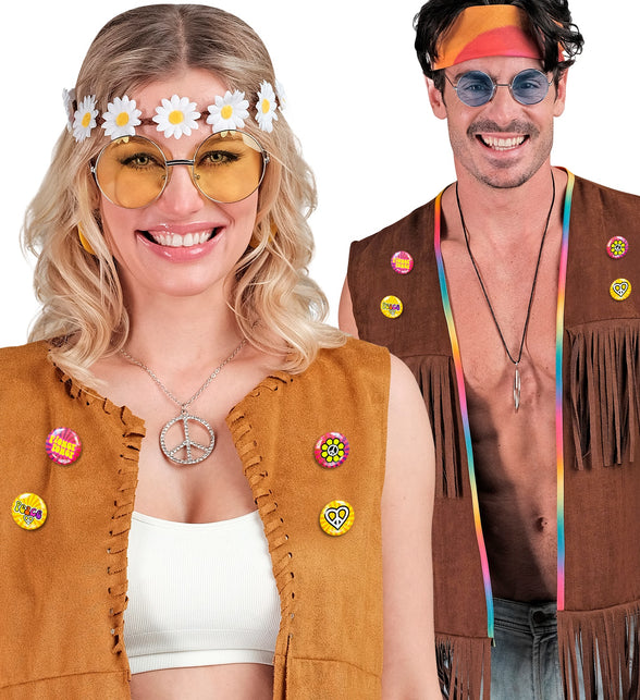 Widmann SRL Hippie spelden buttons